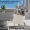 Cutter Rack Storage Organizer Removable Adjustable Insertion Holder Easy To Clean Kitchen Utensil Organizer
