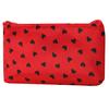 Portable Travel Cosmetic Bag Makeup Case Heart Dot Print Toiletry Wash Organizer