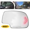 1Pcs LH Driver Side Mirror Glass Heated Turn Signal For Cadillac Escalade 2003-2005 For Chevy Silverado Car Right Mirror Glass