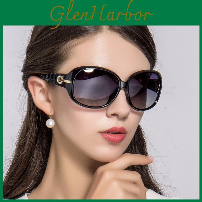 Designer Women Sunglasses Glasses Sun Fashion Classic Big Frame Glass Female Vintage