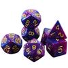 Mixing Colors Dice Acrylic DND Dice Set for DND Role Playing Game Table Game 7pcs Polyhedral Dice