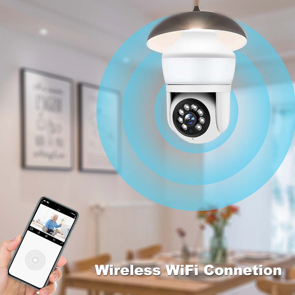 3-мегапиксельная беспроводная WiFi-лампа-лампа odlight 800 люмен светодиодный садовый настенный светильник цветная ночная охрана видеонаблюдение