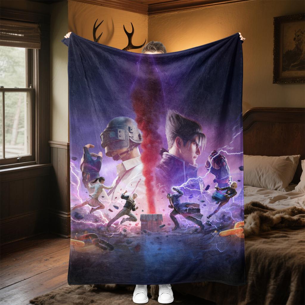 1PC Pubg Winter Camouflage Suitable All Seasons Soft Comfortable Sofa Office Travel Home Blanket Perfect Gift