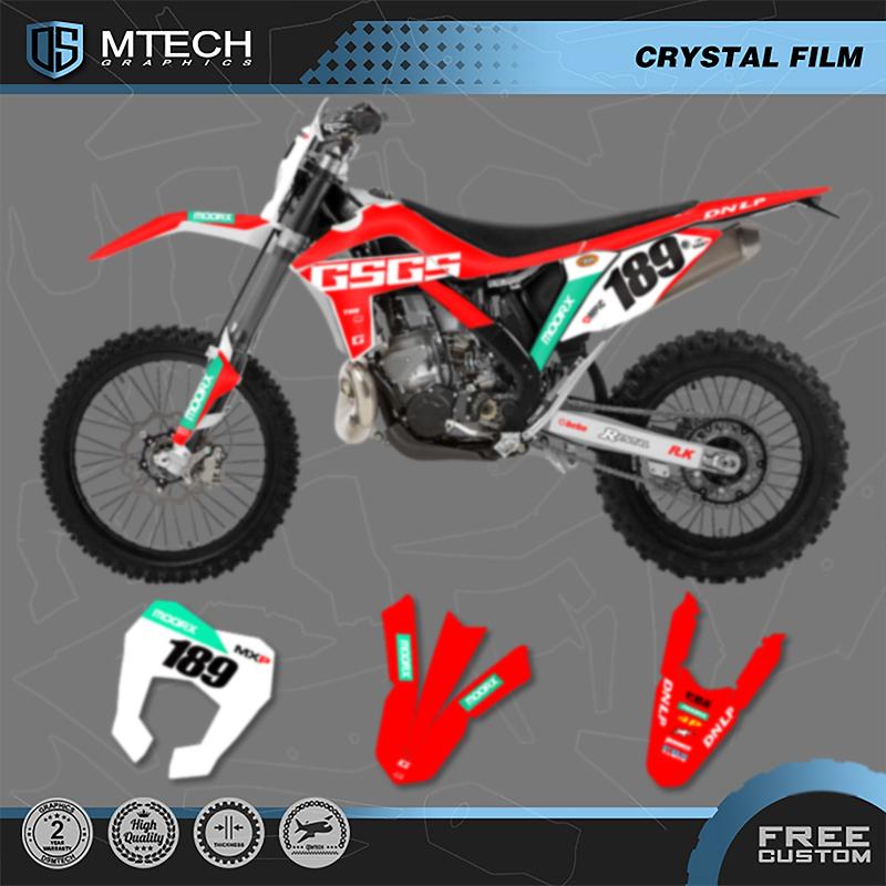 DSMTECH Motorcycle Graphics Decals Stickers Kits For GASGAS GAS GAS EC 125 250 300 350 450 2012 2013 2014 2015 2016 2017 004