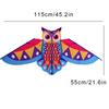 Long Tail Colored Owl Kite Easy To Fly Plastic Flying Toy New Children's Kite  Outdoor Sports
