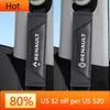 Interior Stickers 2Pcs Car Seat Belt Shoulder Covers Protective Pads For Renault Kadjar Clio QM6 Koleos Megane Fluence Espace Ca