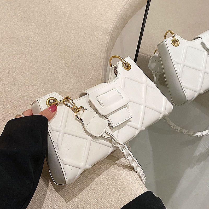 Женская сумка через плечо на одно плечо, сумка через подмышку, высококачественная текстура, летняя мода