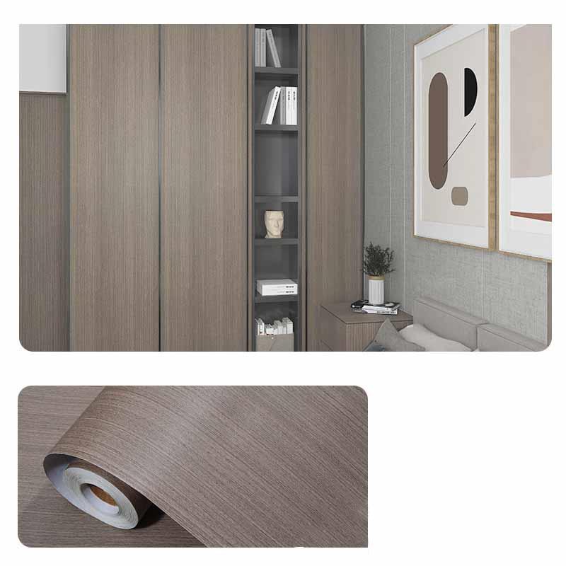 Wood Grain Self-Adhesive Film Waterproof Vinyl Wrap Furniture Renovation Home Decor Cabinets Wardrobes Tables Makeovers