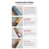 Удобный для DIY резиновый текстурный валик создает рисунок натурального дерева, инструмент для покраски стен для проектов домашнего ремонта