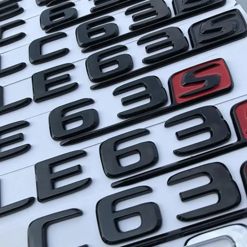 3D ABS для Mercedes-Benz A C E-Класса C63S E63S GLC63S GLE63S A45 C63 Буквы Автомобильная Наклейка Модифицированные Аксессуары Декоративная Наклейка