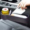 Leather Car Cup Holder Seat Side Pockets Storage Holder Auto Seat Gap Crevice Storage Organizer Box Auto Interior Accessories