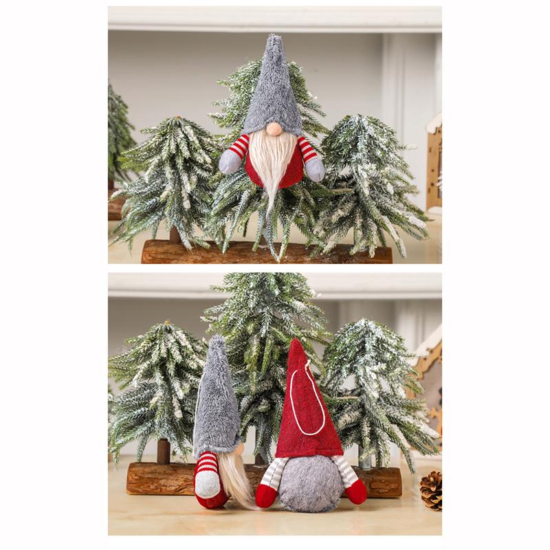 Рождественская кукла-гном Скандинавский Томте Фигурка Санты Плюшевая игрушка-эльф Уличный двор