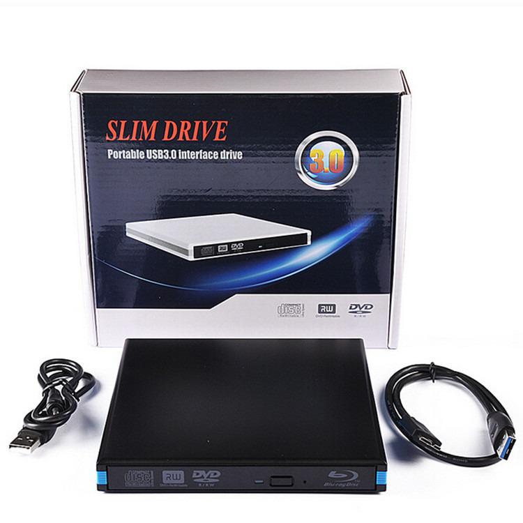 External USB 3.0 Blu-ray Burner and Disc Drive