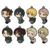 Attack On Titan Tunpittsu Rubber Strap Collection