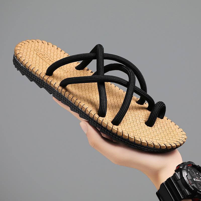 Men's Slippers Summer Flip-flops Men's Non-slip Sandals Vietnamese Beach Driver Driving Sandals