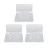 3pcs Acrylic Small Wall Shelf Floating Shelf for Security Cameras Clear Wall Shelves for Security