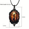 Gothic Vampire Halloween Wizard Necklace Women Men Fashion Pagan Witch Jewelry Accessories Gift  Necklace