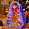 Cartoon Christmas Gift Bag Non Woven Christmas Tree Bag  For Christmas Decorations