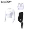 Diving Rash Guard Set Women UV Protection Long Sleeve Swimwear Surfing Snorkeling Swimming