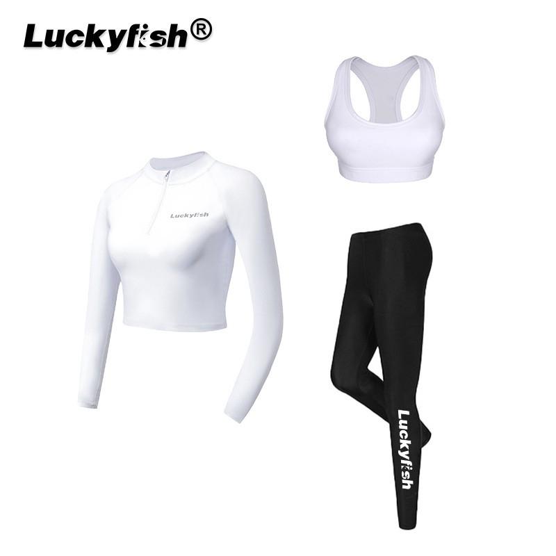 Diving Rash Guard Set Women UV Protection Long Sleeve Swimwear Surfing Snorkeling Swimming