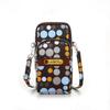 Sports Flower Print Bag for Cell Phone Shoulder Bag with Slant Neck Strap Running Backpack with Mobile MIT