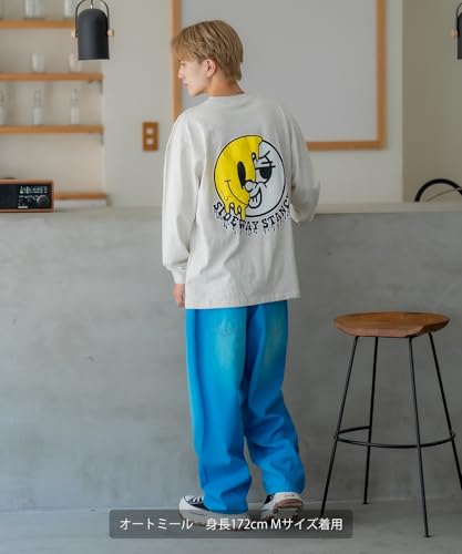 [УЛУЧШАЕТ] [БОКОВАЯ СТОЙКА] Футболка с длинным рукавом Drip Smiley
