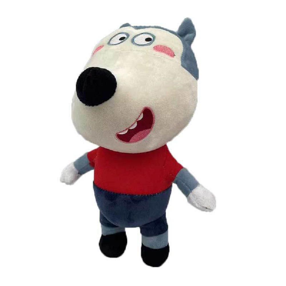 30cm Anime Wolfoo Family Plush Toys Cartoon Plushie Lucy Soft Stuffed Dolls Toy For Children Kids Boys Girls Fans Gifts