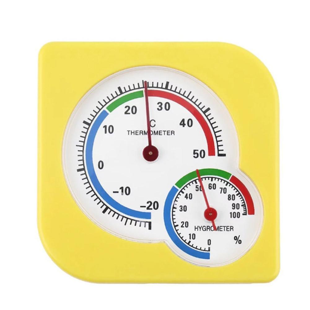 Temperature Humidity Sensor Gourd Shaped Analog Hygrometer No Battery Needed for Home/Room/ Outdoor/Offices/Display Mechanical