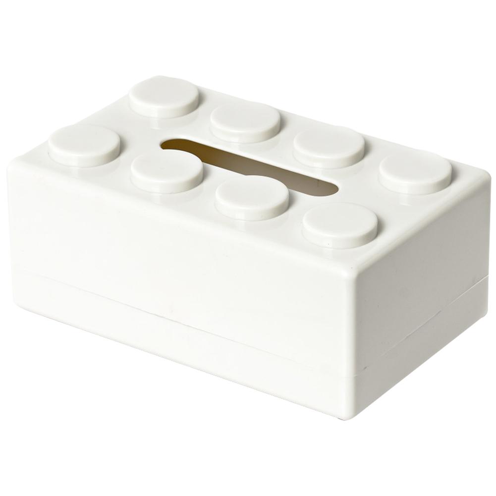 Креативный строительный блок диспенсер для салфеток для лица милый чехол для салфеток коробка для хранения салфеток для гостиной спальни ванной комнаты домашнего офиса