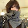 1PC Scarf Versatile Clothing Accessories Minimalist Style Solid Color Elegant Shawl Classic High Neck Design Exquisite Multi-color