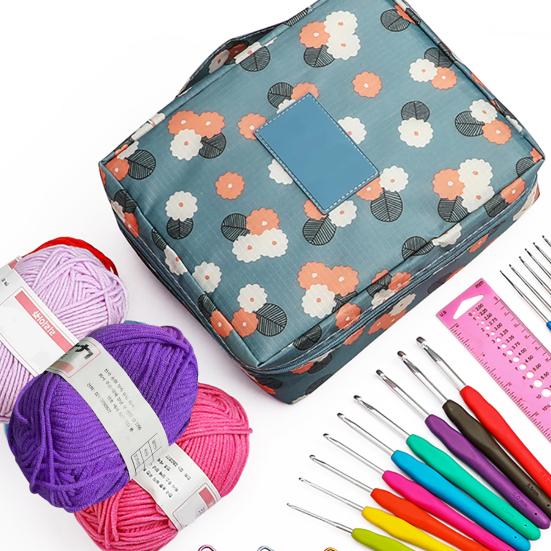 Вязальные спицы, прочная износостойкая мягкая гладкая многоцветная пряжа, набор крючков для вязания крючком для шарфов