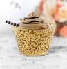Papilotki Owijki Do Muffinów Ażurowe  Złote 10 Szt