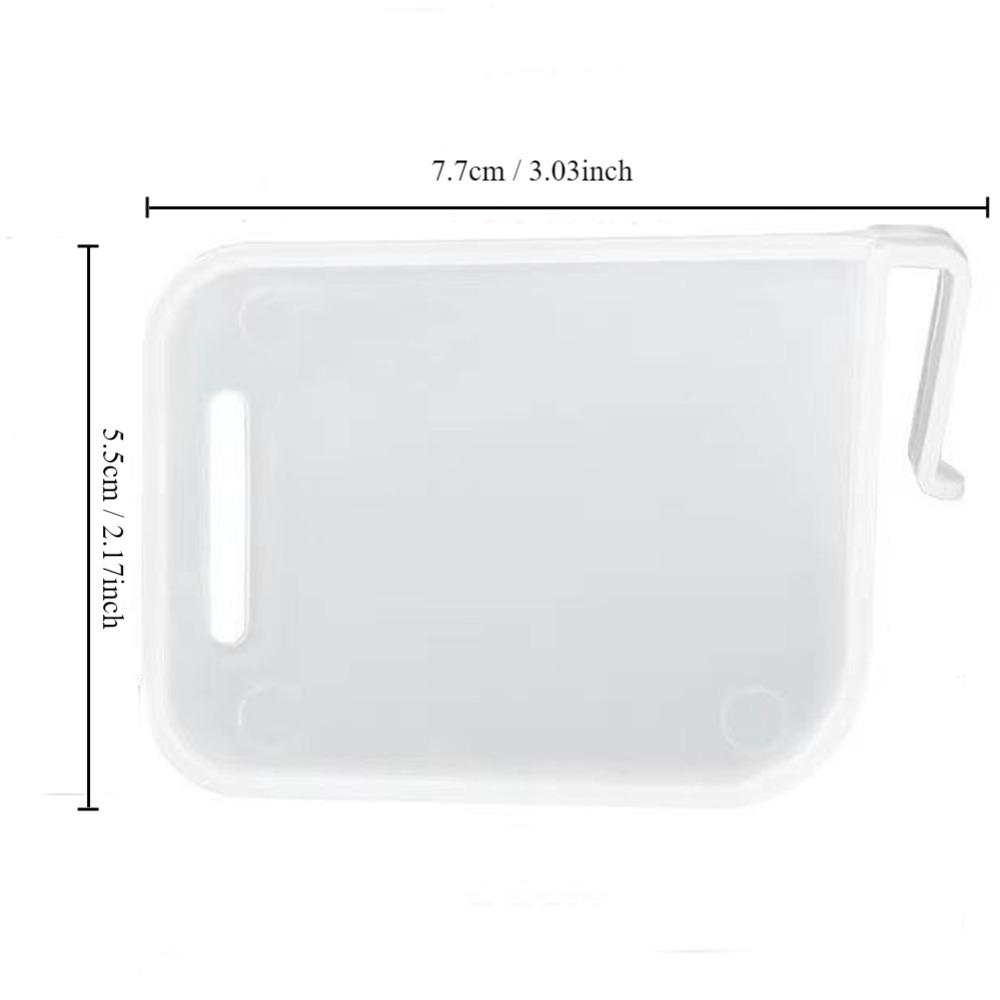 20Pcs Clear Fridge Organizer Partition Plastic Portable Fridge Container Divider Easy to Install Durable Drawer Separators Board