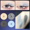 4 цвета Punk Smokey Matte Glitter Eyeshadow Long Lasting Shimmer Eye Shadow Makeup Palette Cool Toned Black Blue Eye Pigment