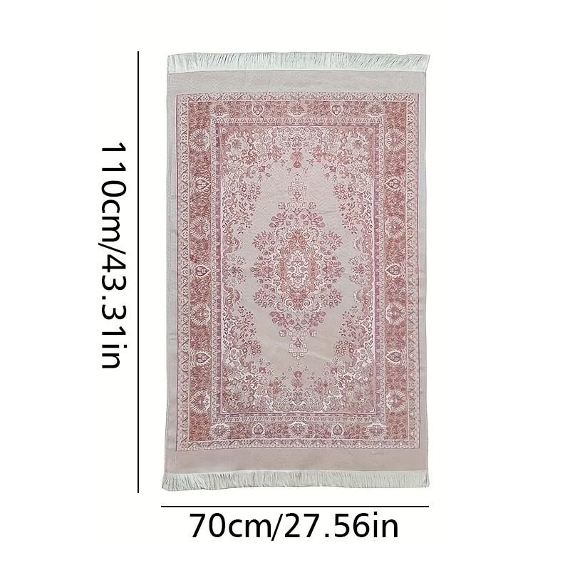 3 шт./компл. бусины мусульманский коврик для богослужения набор полиэстер жаккардовый узор коврик исламский подарочный молитвенный коврик набор Рамадан 70x110 см