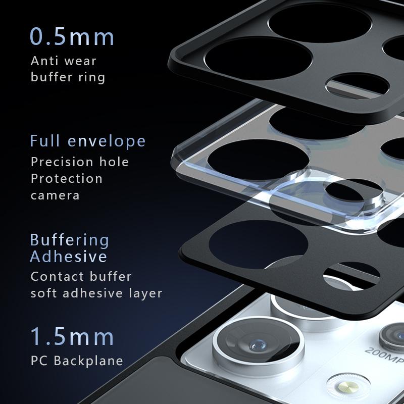 Акриловый противоударный прозрачный чехол для телефона для POCO X6 Pro F6 M6 Pro Redmi Note 13 Pro Plus, жесткая защитная задняя крышка, бампер