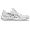ASICS COURT HUNTER FF 1072A112 Indoor Sports Size 102 Size E Women's Shoes, (White/Pure Silver), 23.0 cm,