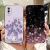 Чехол для телефона Samsung Galaxy A02 A02s Samsung A02 A02S SM-A025F A022G Элегантный Цветочный Принт Мягкий Силикон Ударопрочные Чехлы