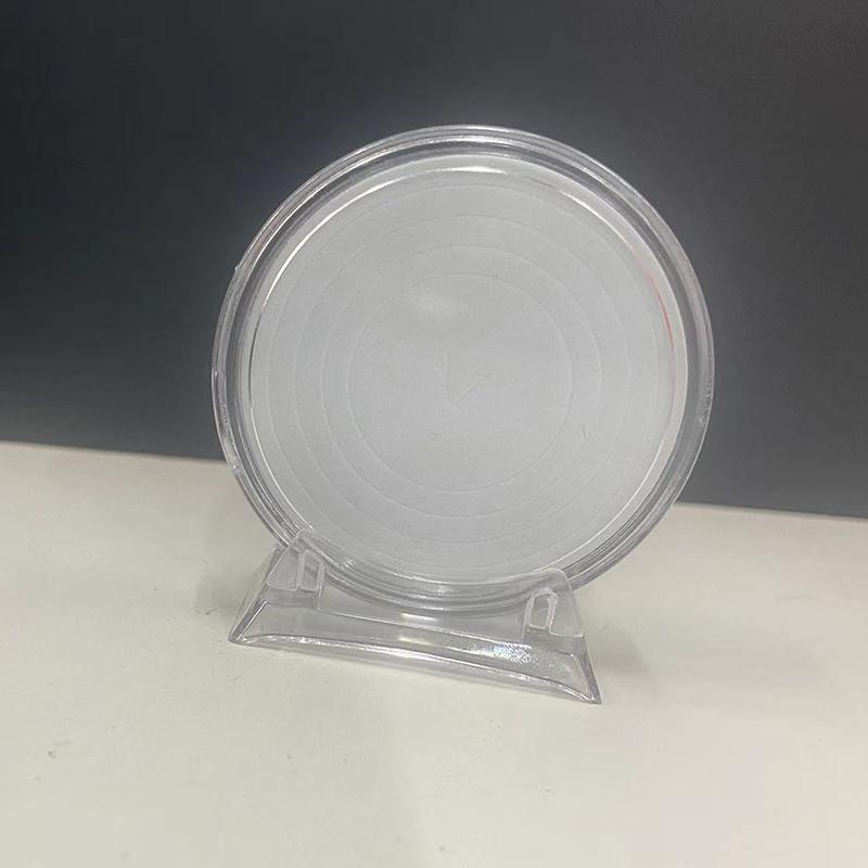 Прозрачный держатель для монет, капсульный футляр, коробка для хранения с подставкой для коллекционных медалей, коллекция монет, товары для дома