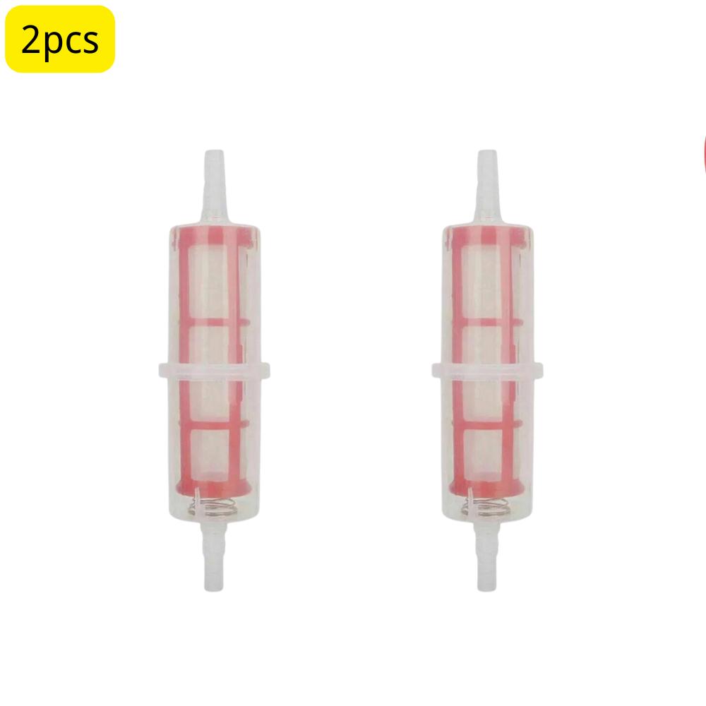 1/2pcs Universal 8-10mm Inline Diesel Fuel Filter for Motorcycle Car Truck High-Performance Plastic Fuel Filter Replacement