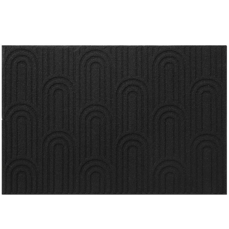 Однотонный коврик для входной двери, коврик для входной двери, водопоглощающий грязезащитный и нескользящий коврик для входа в дом