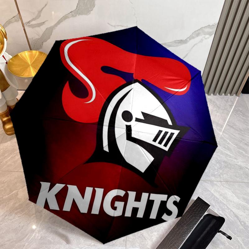 Knights Fashionable Automatic Opening/Closing Folding Umbrella. Portable and Foldable, Ideal for Gift, Travel, and Daily Use