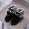 Winter New Children Snow Boots Flat Girls Princess Cotton Shoes Fashion Thick Short Boots Baby Boots