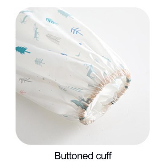 1 Pair Dishwashing Gloves Waterproof Reusable Gloves Patchwork Color Elastic Long Cuffs Household Cleaning Gloves