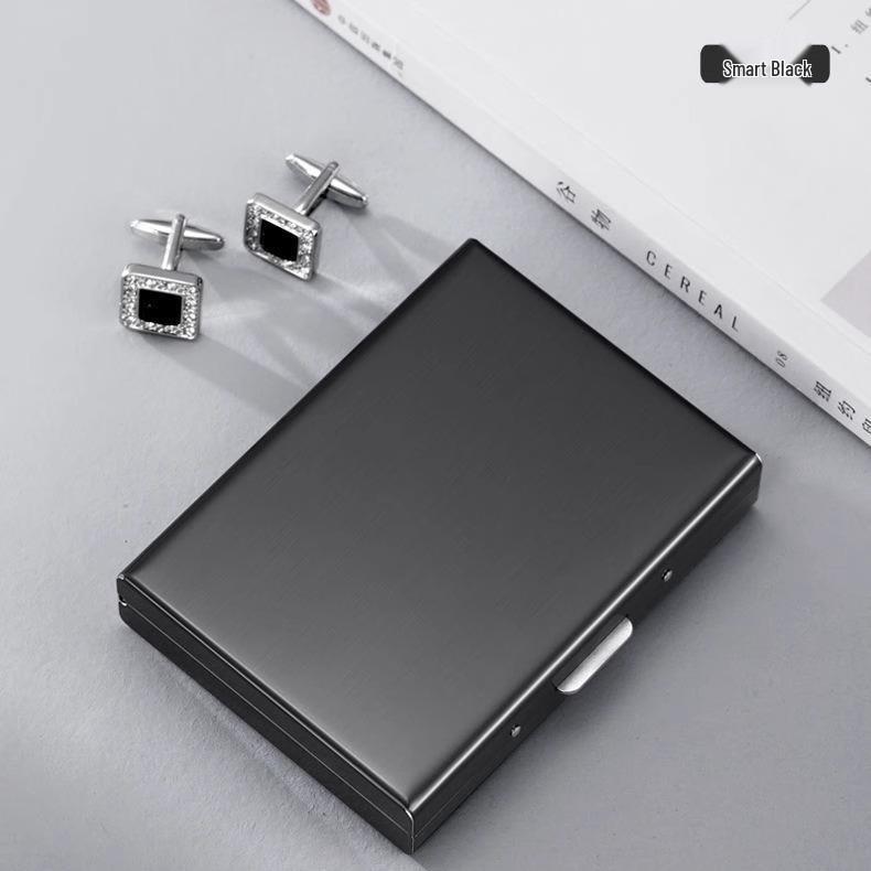 Премиальный держатель для карт из нержавеющей стали с RFID-защитой для мужчин и женщин