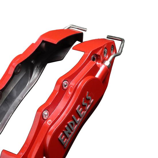 1Pair Brake Caliper Covers Dust-proof Long Services Life Detachable Front Rear