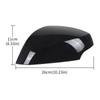 Glossy Black Left Right Rearview Side Mirror Cover For Renault Megane 3 MK3 III 2008-2015 Door Wing Rear View Mirror Cap Shell