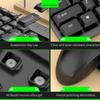 Эргономичная USB-клавиатура K15 Plug and Play для ПК и ноутбуков, для комфортного набора текста и длительного использования, конструкция из АБС-пластика