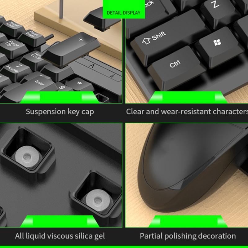 Эргономичная USB-клавиатура K15 Plug and Play для ПК и ноутбуков, для комфортного набора текста и длительного использования, конструкция из АБС-пластика
