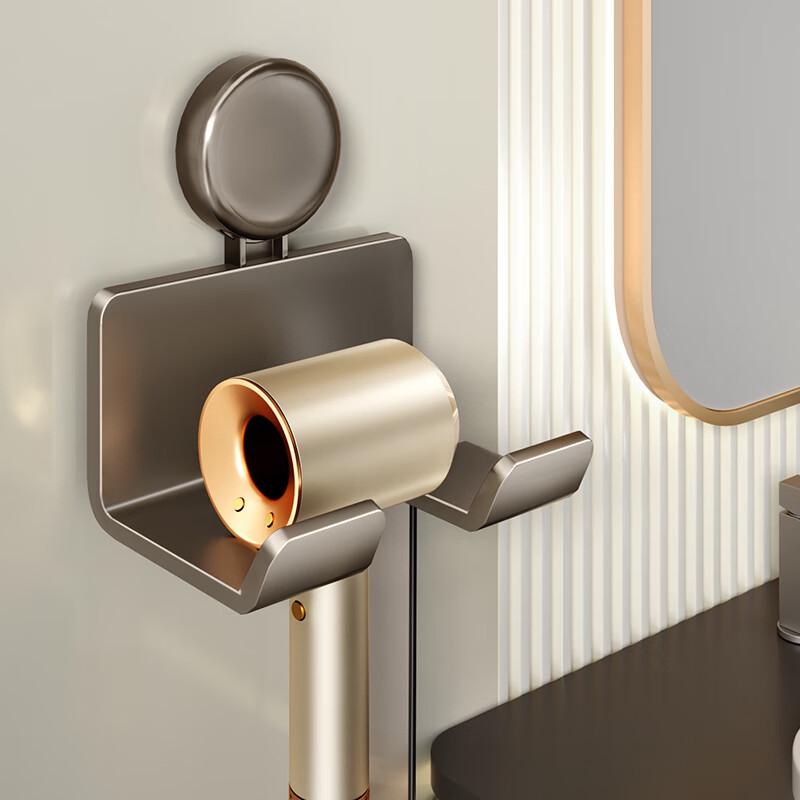 Прочная настенная двойная вешалка для полотенец на присосках без сверления для ванных комнат